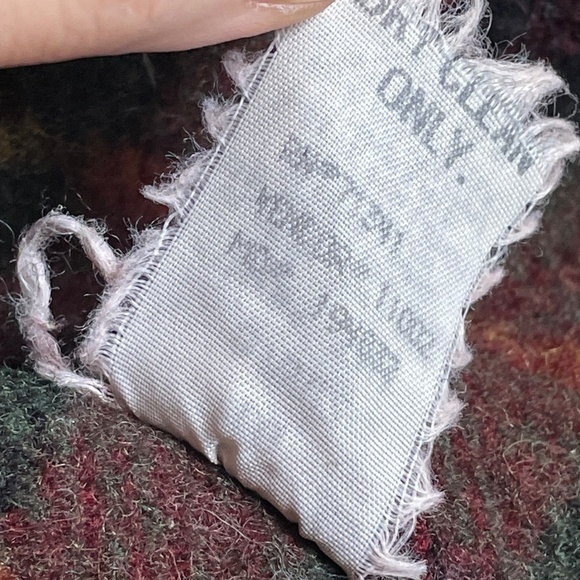 Vintage L.L .Bean Chore Jacket Coat Size LT Beige Wool Blend Button In Lining - Picture 7 of 14